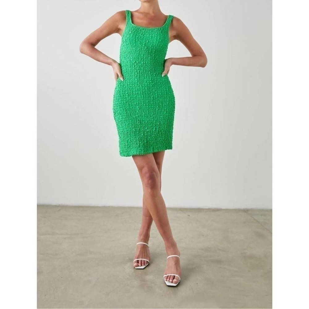 Rails Green Mini Dress